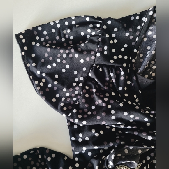 Lavish Capped Sleeve Blouse - Picture 3 of 10